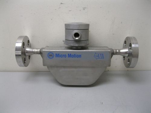 1/2&#034; 900/1500# Micro Motion R025 P Mass Flow Sensor w/ Core Processor H7 (1500)