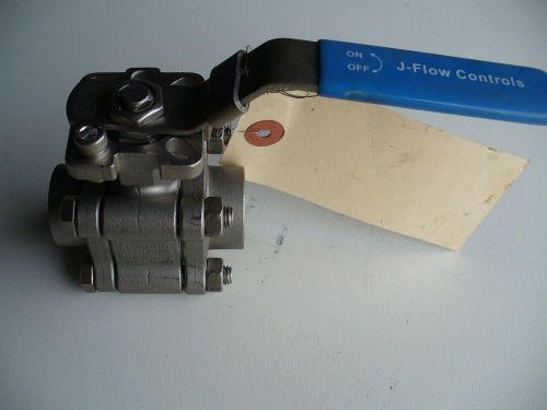 J-Flow Controls 1/2&#034; SS SW Ball Valve, DM4633.