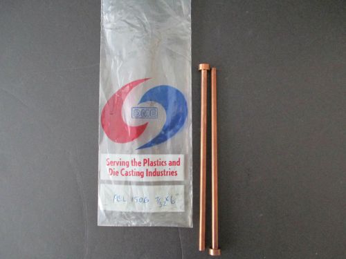 2----DME PCL 1506 (7/32&#034; dia x 6&#034; long) Core pins (copper)