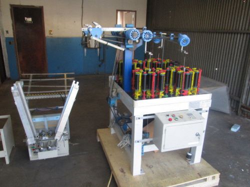 2012 SEVEN HS16-4 Motorized Quad Harness Lace Braider Braiding Winding Machine