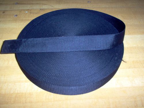 50 yards  1-1/2&#034;  Black  Heavy Polypropylene Webbing