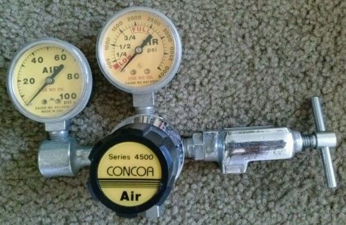 Tools Industrial Manufacture CONCOA Air Gauge Series 4500 PSI DUAL GAUGES USA