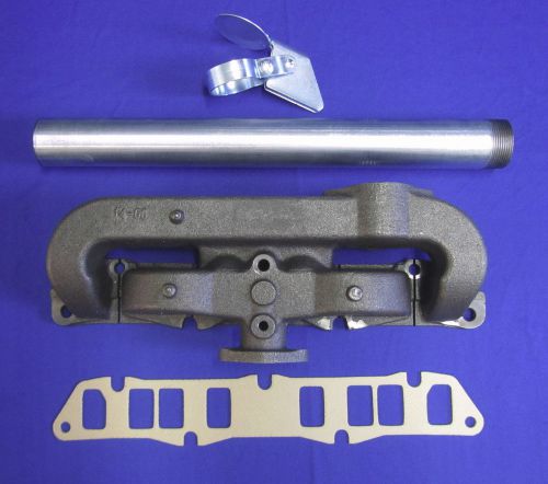 Lincoln sa-200 sa-250  intake &amp; exhaust manifold kit w/ gasket  tube weather cap for sale