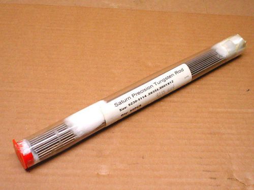 Saturn Industries .0935 +/- .0001 X 12 Precision Tungsten Rod Electrode