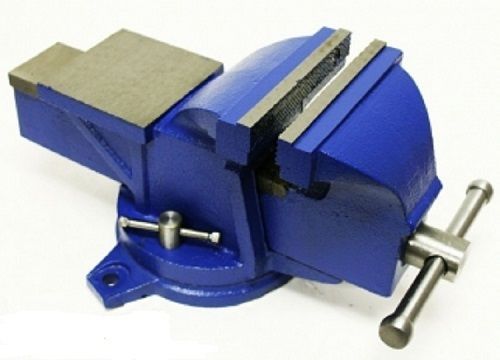 Bench vise w/ anvil swivel 4in locking base tabletop clamp heavy duty steel new for sale