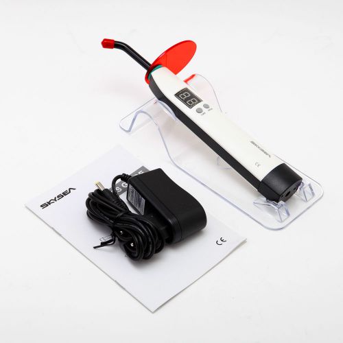 US New Wireless LED Curing Light Lamp Dental Equipment Orthodontics T6 black