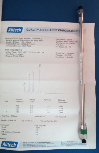 Alltech Macrosphere RP 300 (C8) 5um Column 5um 250 x 4.6mm # 71057