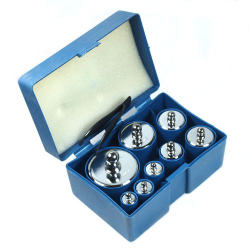 8 pcs calibration weight set 10g 20g 50g 100g 200g 500g -- 1000g  total weight