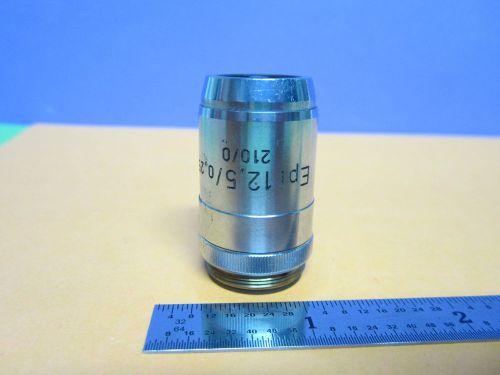 MICROSCOPE PART OBJECTIVE REICHERT AUSTRIA EPI 12.5X  OPTICS  BIN#D7-97