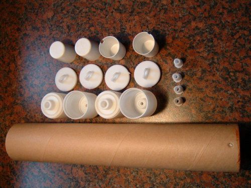 2ins. Mortar Tube + 4 x 2ins cylinder shells + 1M quick match tube