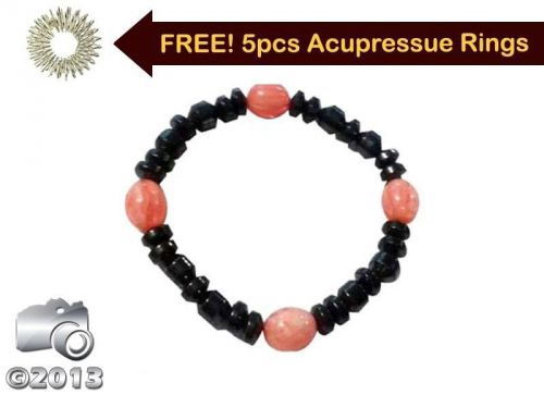 ACUPRESSURE MAGNETIC BRACELET FANCY WITH FREE 5 SUJOK RING @ ORDERONLINE24X7