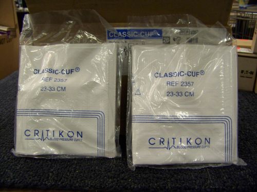 Critikon Adult Blood Pressure Cuff 23-33 cm Latex-Free Ref. No. 2357 20 ea. New