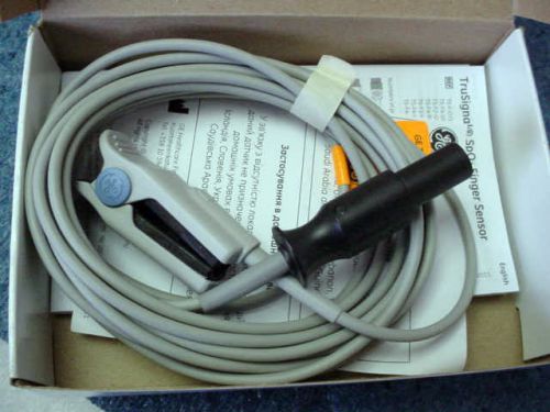 GE Reusable TruSignal SpO2 Integrated  Finger Sensor P/N: TS-F4-H New