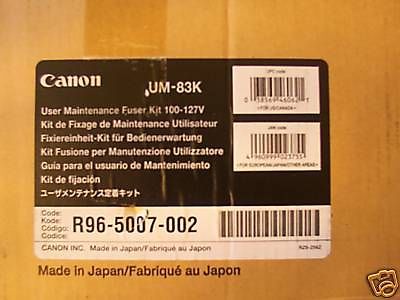 New OEM Canon UM-83K um83k maintenance kit R96-5007-002