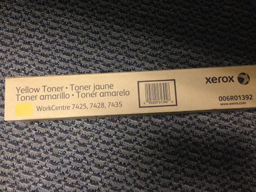 NEW!  Xerox WorkCentre 7425/7428/7435 Yellow Toner 006R01392