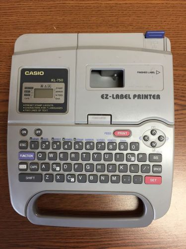 CASIO KL-750 LABEL IT EZ LABEL MAKER PRINTER - SCRAPBOOKING