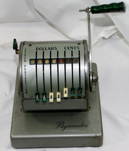 Paymaster x-550 check writer working but ugly for sale