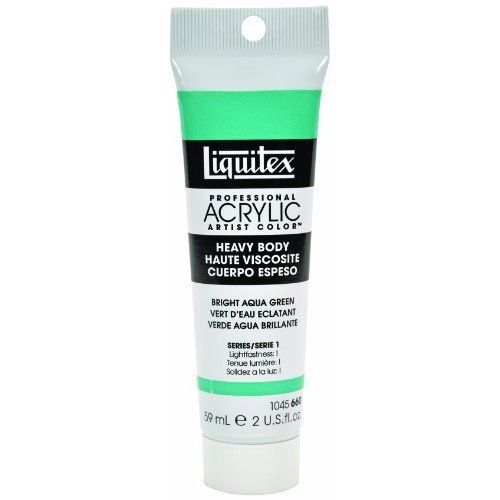 Liquitex heavy body acrylic paint 59ml tube bright aqua green series 1 for sale