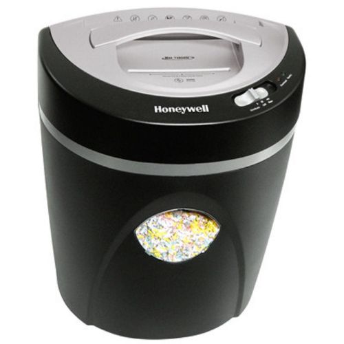 Honeywell 9207 Micro-Cut Paper Shredder, 7 Sheet Capacity - Black/Silver