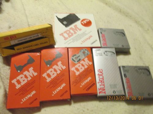 NEW-Lot Vintage Typewriter &amp; Calculator supply lot  Ribbon, Lift off tape, etc.