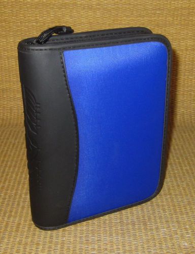 Pocket 1&#034; Rings | *NEW* Blue SPORT DURABLE FRANKLIN COVEY Zipper Planner/Binder