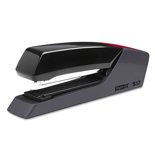 20 Rapid S17 SuperFlatClinch Full-Strip Staplers, 30-Sheet Capacity, Black