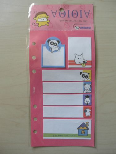 20 PCS. SELF ADHESIVE CARTOON NOTE PAD