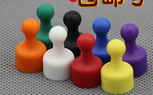 8PCS Strong Magnetic Thumbtacks office Push Pins Fridge Magnets Memo 19mm*25mm