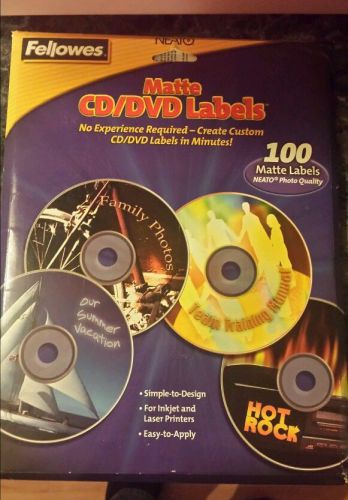 Fellowes Matte CD / Dvd Label Maker, Labels