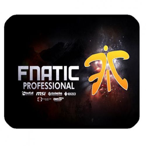 Rare Fnatic Mouse pad Mice Mat Laptop or Dekstop Anti-slip 002