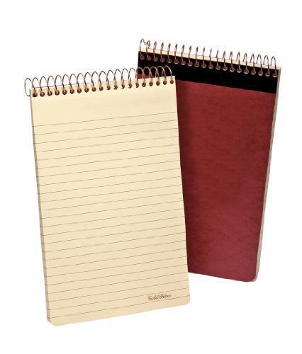 Ampad 20007 Gold Fibre Retro Writing Pad, Medium Ruled, 5 X 8, Ivory,