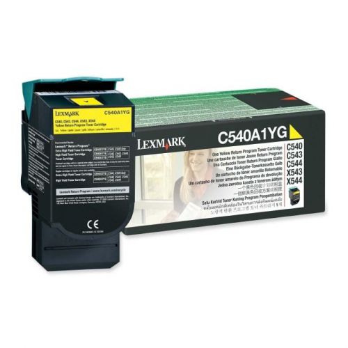 LEXMARK - BPD SUPPLIES C540A1YG YELLOW TONER CARTRIDGE RETURN