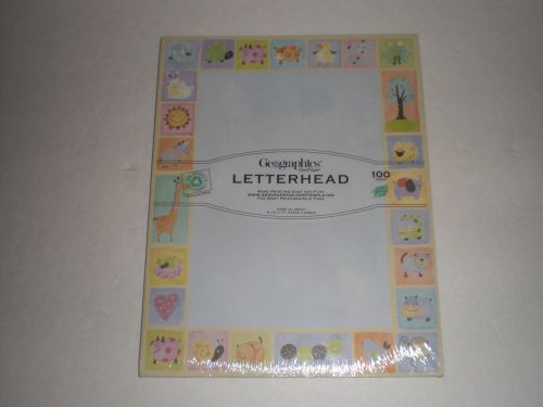 GEOGRAPHICS LETTERHEAD POLKA DOT 100 SHEETS 8 1/2&#039;&#039; X 11&#039;&#039;