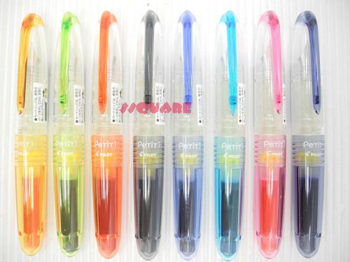 Colorful! Pilot Petit 1 Cute Fine Nib 11cm Mini Fountain Pen 8 Colors Set, Japan