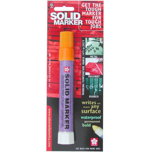 Sakura Solid Paint Marker 13mm wide mark FLUORESCENT ORANGE 1ea, waterproof