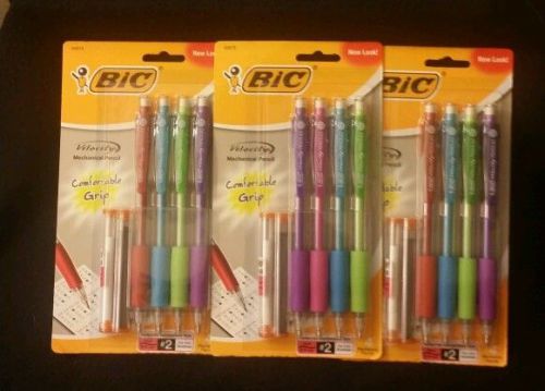 12  BIC VELOCITY .9mm MECHANICAL PENCILS   Comfortable Grip NEW