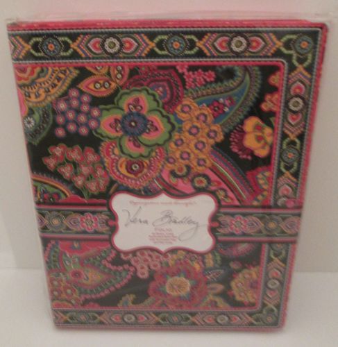 Vera Bradley Rare SYMPHONY IN HUE Large Folio Accordian File, NEW