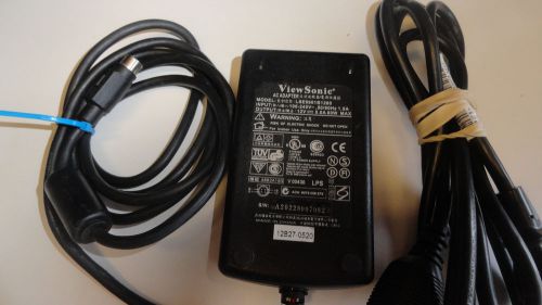 X2:  Genuine ViewSonic AC Adapter LSE9901B1260