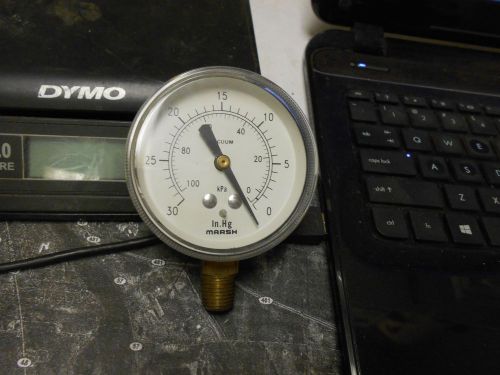 NEW MARSH VACUUM PRESSURE GAUGE 34639-3