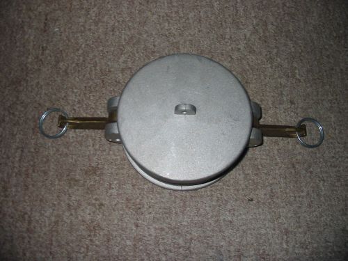 4&#034; aluminum cam lock cap new old stock #400dc