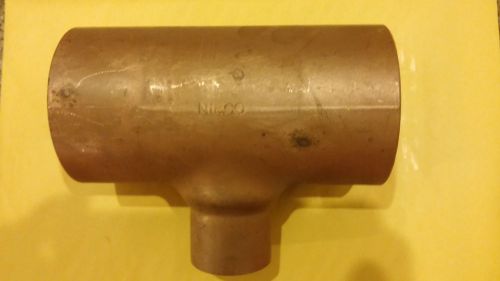 Nibco 3&#034; x 3&#034; x 1 1/2&#034; Copper Reducing TEE NOS