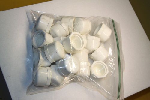 LASCO D2466 3/4&#034; Threaded Cap PVC SCH 40 NSF-PW - LOT OF 20 - NEW!!