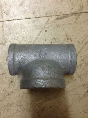 galvanized pipe tee, 1 1/4&#034;x 1 1/4&#034;x 2&#034;, Lot Of 6