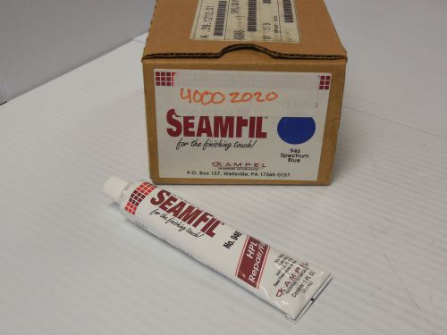 (9) KAMPEL SEAMFIL SEAM FILL ADHESIVE SEALANT FILLER 946 SPECTRUM BLUE 1OZ TUBE