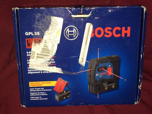 Bosch gpl 5s 5-point self-levelling alignment laser 100ft free ship for sale