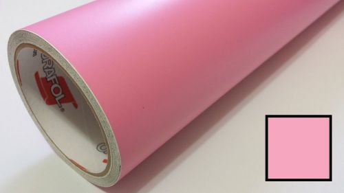 Matte Soft Pink Vinyl Graphics Wrap Sticker Sheet Film Overlay Craft &amp; Cut 24&#034;