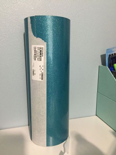 Avery ultra beryl teal vinyl permanent kraft metallic film 15&#034; x 36&#034; roll 1 yard for sale