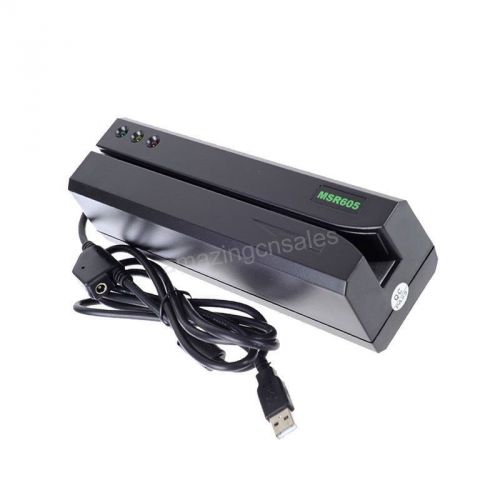 Usb magnetic magstripe bank card reader writer encoder for sale