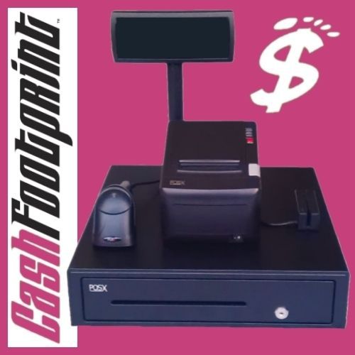 POS Hardware Kit/Bundle, Receipt Printer,Cash Drawer,Barcode Scanner,MSR,Display