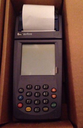 VeriFone Nurit 8020 - Wireless Credit Card Machine- w/ Box Manual/Charger